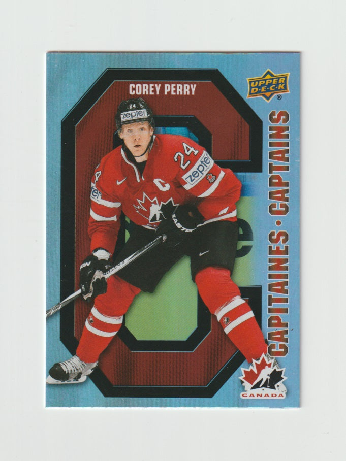 2021-22 Upper Deck Tim Hortons Team Canada Canada's Captains #CC-6 Corey Perry