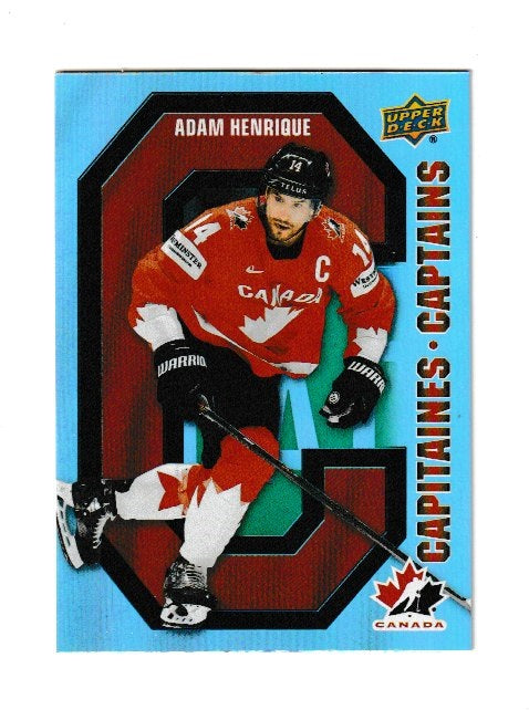 2021-22 Upper Deck Tim Hortons Team Canada Captains #CC-1 Adam Henrique