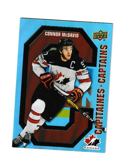 2021-22 Upper Deck Tim Hortons Team Canada Captains #CC-3 Connor McDavid