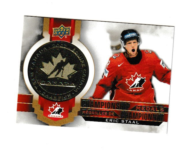 2021-22 Upper Deck Tim Hortons Team Canada Championship Medals #M-7 Eric Staal