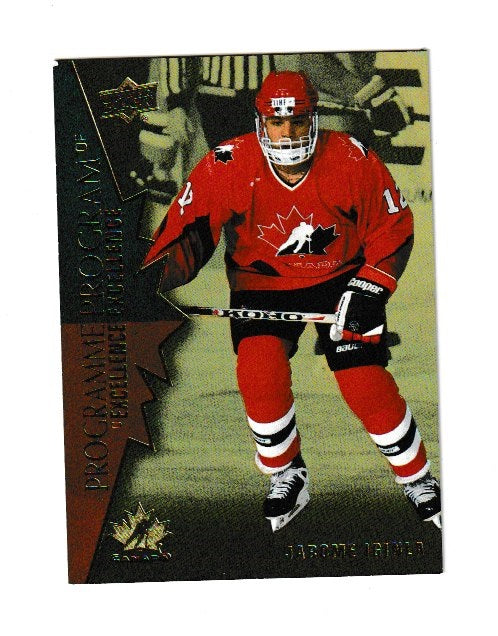 2021-22 Upper Deck Tim Hortons Team Canada Program of Excellence #POE-12 Jarome Iginla