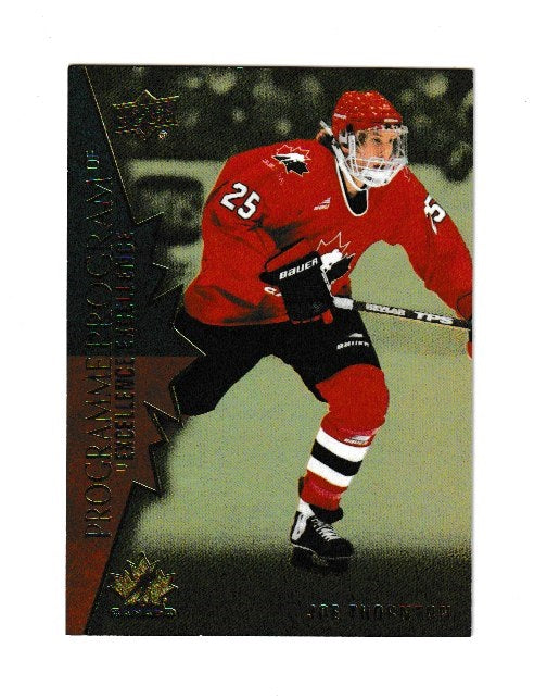 2021-22 Upper Deck Tim Hortons Team Canada Program of Excellence #POE-4 Joe Thornton
