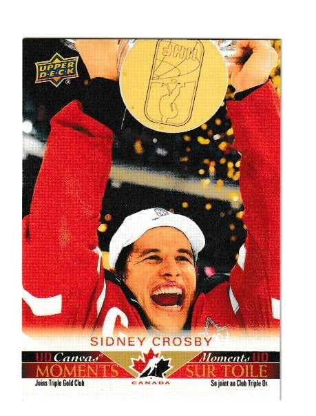 2021-22 Upper Deck Tim Hortons Team Canada UD Canvas TC Moments #CM-1 Sidney Crosby