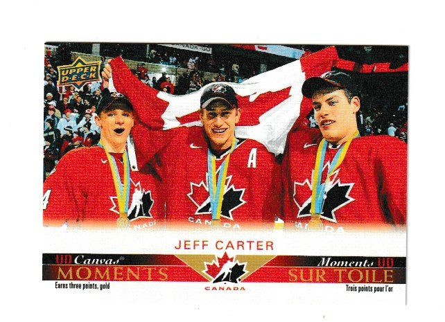2021-22 Upper Deck Tim Hortons Team Canada UD Canvas TC Moments #CM-3 Jeff Carter