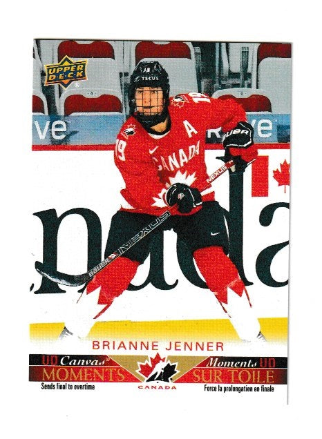 2021-22 Upper Deck Tim Hortons Team Canada UD Canvas TC Moments #CM-5 Brianne Jenner
