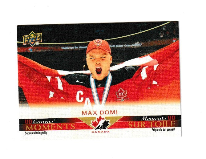 2021-22 Upper Deck Tim Hortons Team Canada UD Canvas TC Moments #CM-9 Max Domi