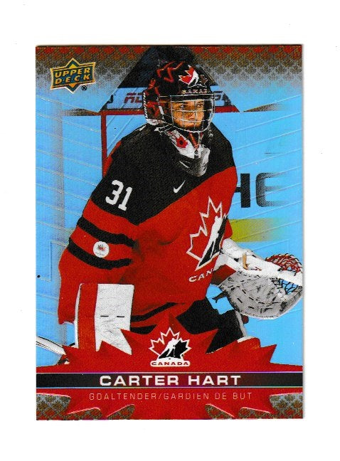 2021-22 Upper Deck Tim Hortons Team Canada #26 Carter Hart