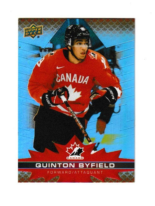 2021-22 Upper Deck Tim Hortons Team Canada #52 Quinton Byfield