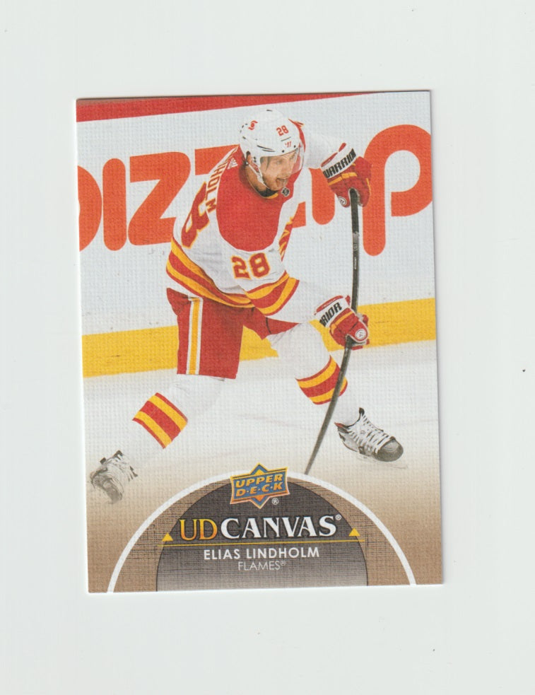 2021-22 Upper Deck UD Canvas #C12 Elias Lindholm