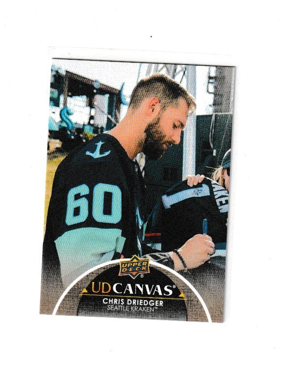 2021-22 Upper Deck UD Canvas #C186 Chris Driedger