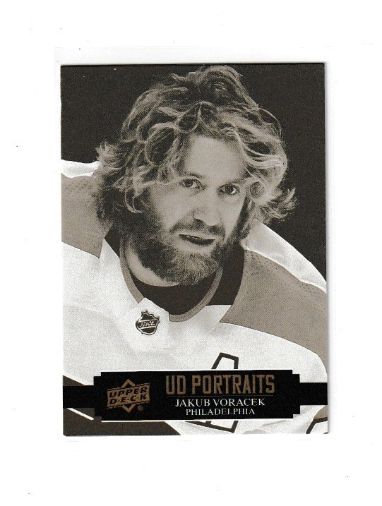 2021-22 Upper Deck UD Portraits #P-11 Jakub Voracek