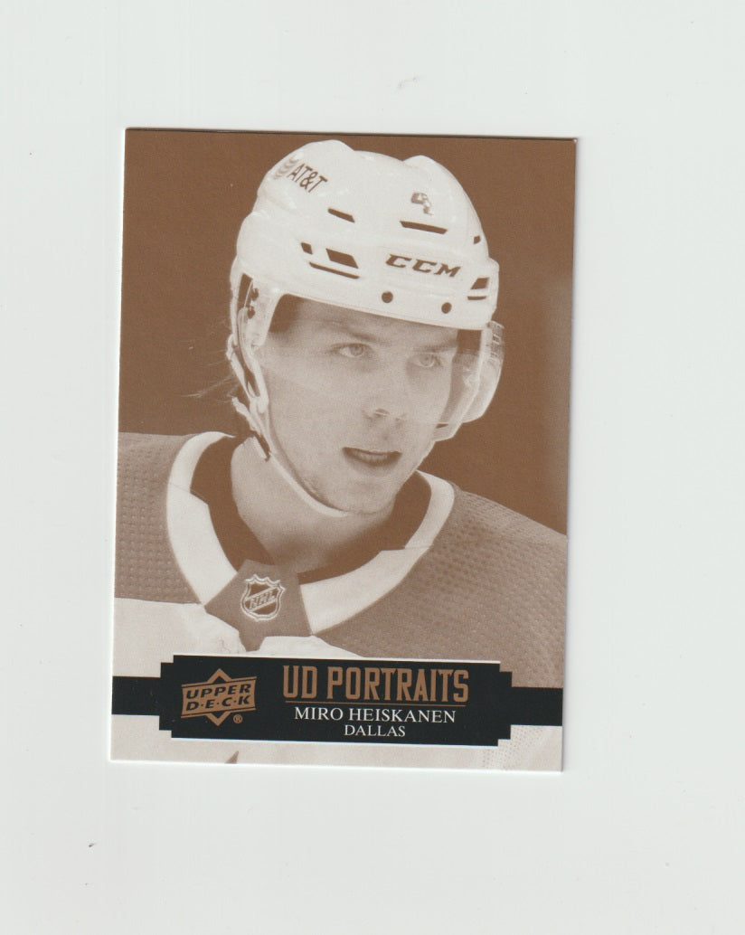 2021-22 Upper Deck UD Portraits #P-15 Miro Heiskanen