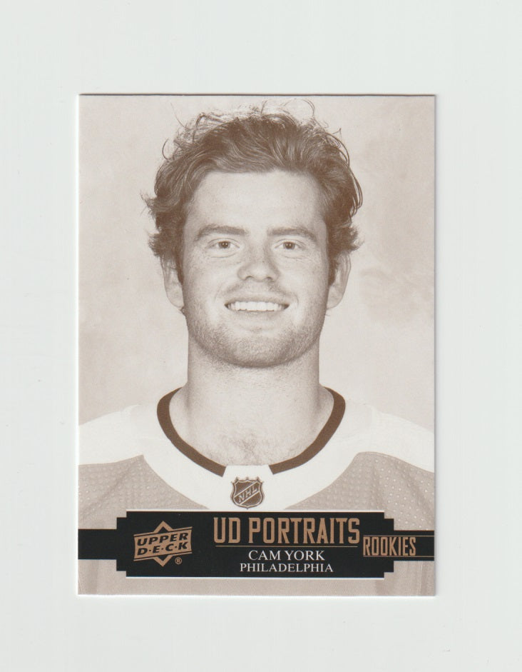 2021-22 Upper Deck UD Portraits #P-54 Cam York