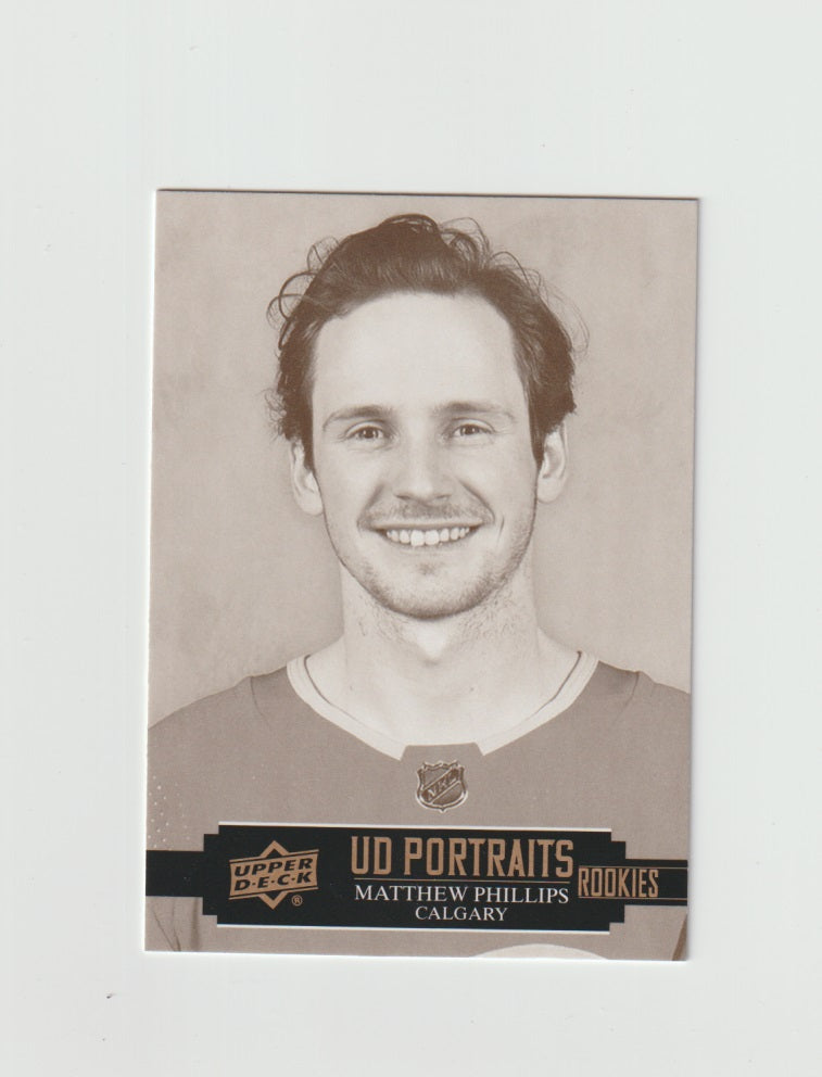 2021-22 Upper Deck UD Portraits #P-68 Matthew Phillips