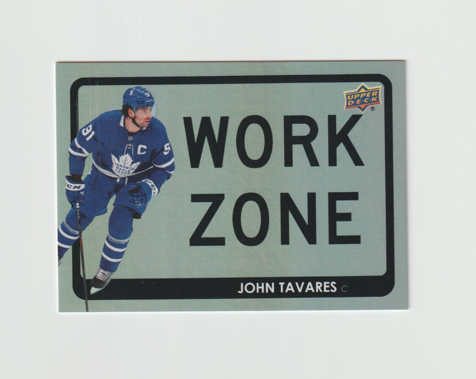 2021-22 Upper Deck Work Zone #WZ-42 John Tavares