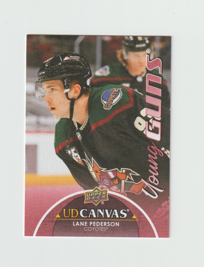 2021-22 Upper Deck Young Guns Canvas #C99 Lane Pederson