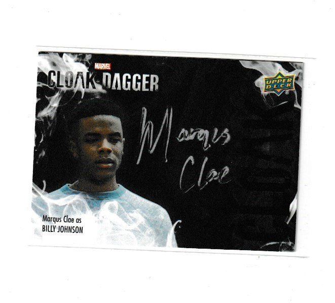 2021 Cloak & Dagger Season 1 Cloak Autographs #C-MC Marqus Clae as Billy Johnson