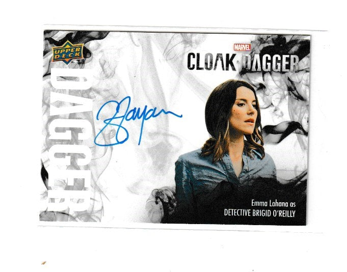 2021 Cloak & Dagger Season 1 Dagger Autographs #D-EL Emma Lahana as Detective Brigid O'Reilly