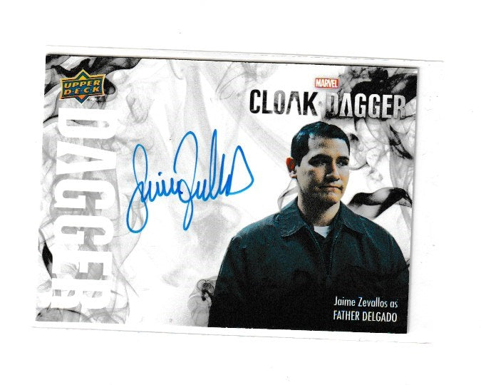 2021 Cloak & Dagger Season 1 Dagger Autographs #D-JZ Jaime Zevallos as Father Delgado