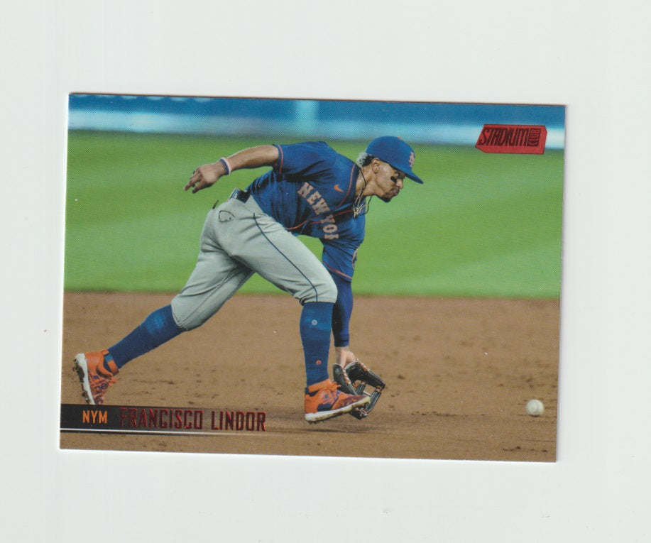 2021 Stadium Club Red Foil #78 Francisco Lindor