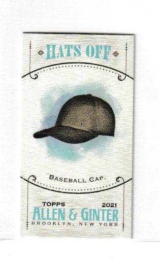2021 Topps Allen and Ginter Mini Hats Off #MHO-1 Baseball Cap