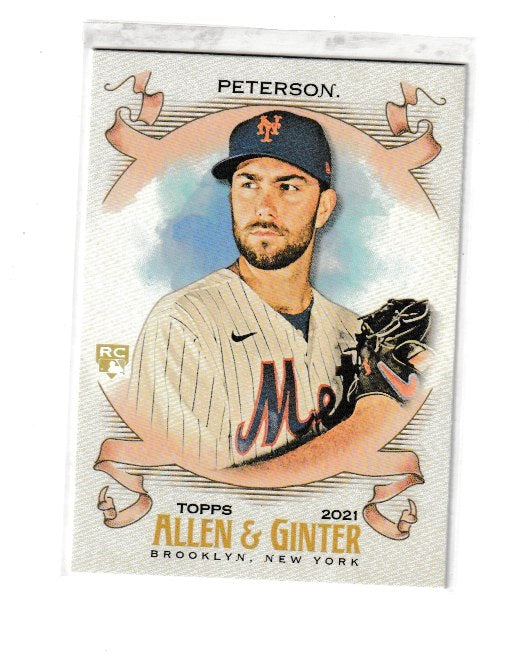 2021 Topps Allen and Ginter Rookie Card #130 David Peterson