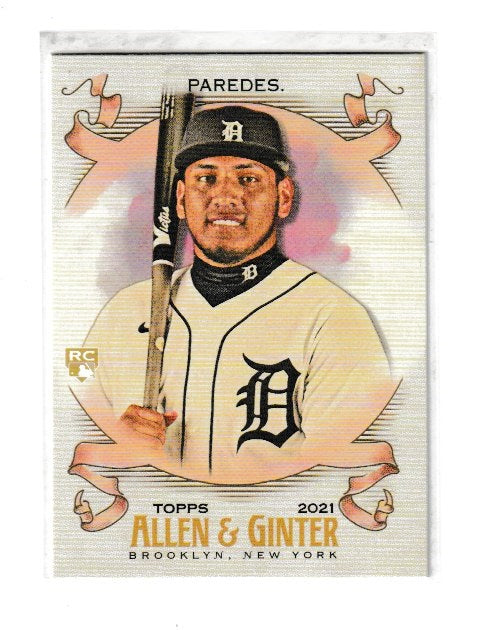 2021 Topps Allen and Ginter Rookie Card #254 Isaac Paredes