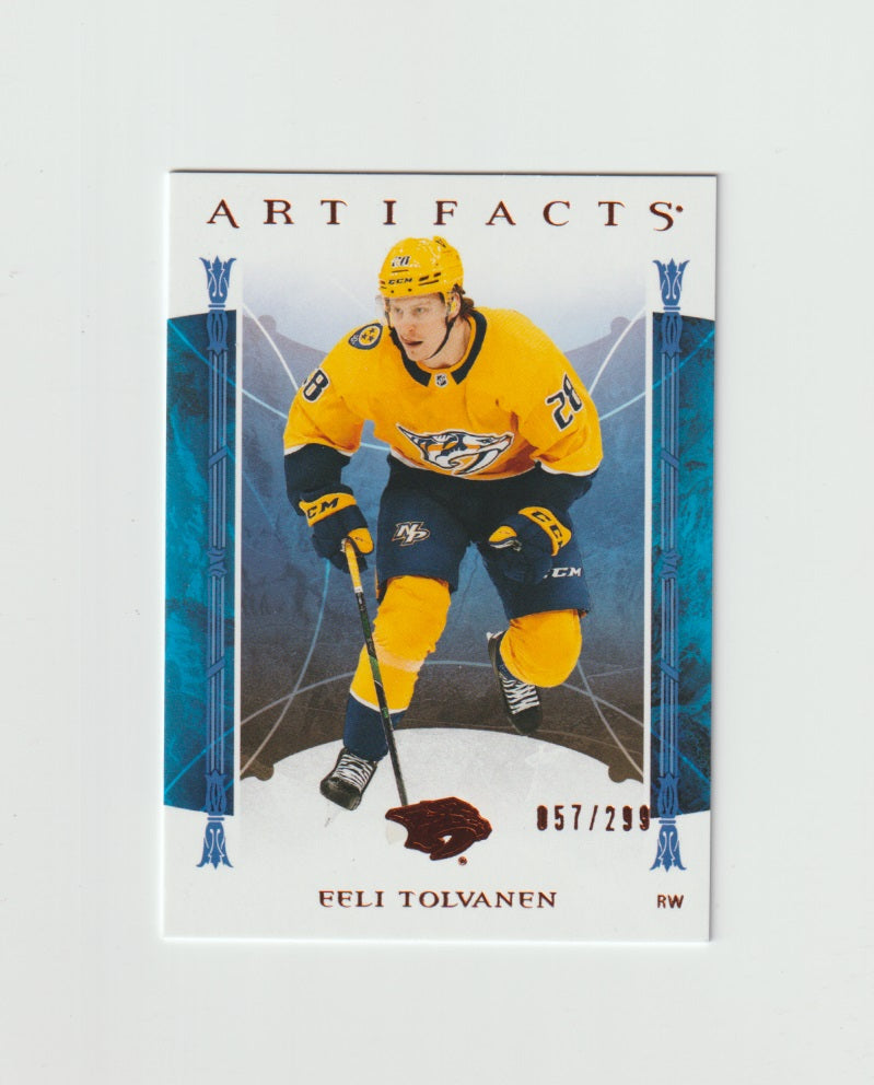 2022-23 Artifacts Copper #90 Eeli Tolvanen