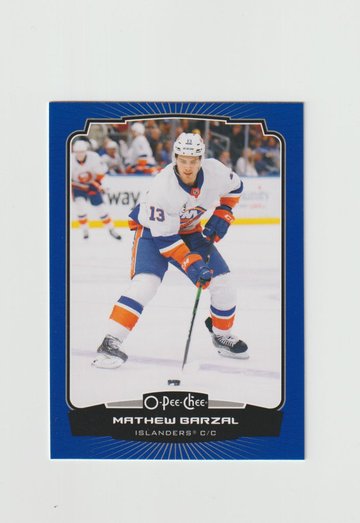 2022-23 O-Pee-Chee Blue #127 Mathew Barzal
