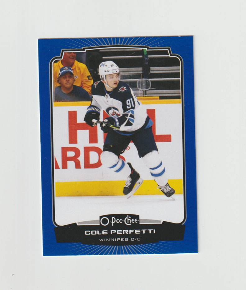 2022-23 O-Pee-Chee Blue #263 Cole Perfetti