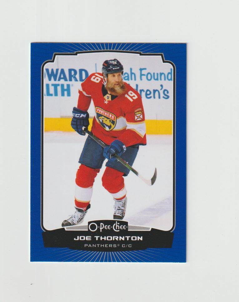 2022-23 O-Pee-Chee Blue #341 Joe Thornton