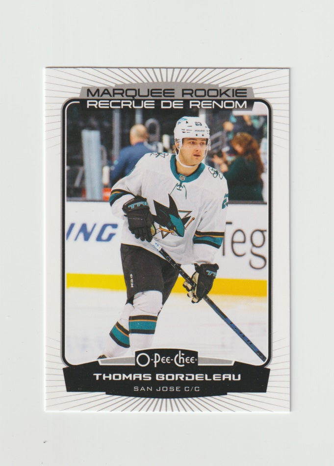 2022-23 O-Pee-Chee Marquee Rookie #570 Thomas Bordeleau