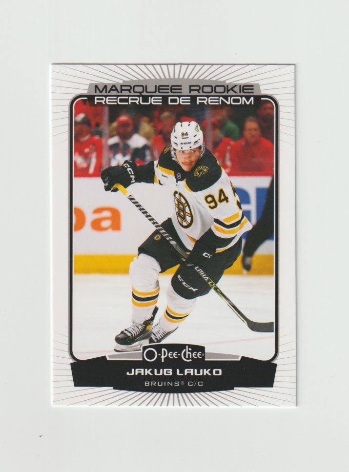 2022-23 O-Pee-Chee Marquee Rookie #577 Jakub Lauko