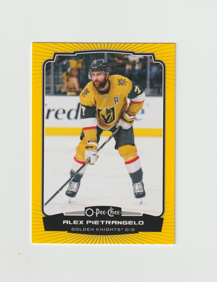 2022-23 O-Pee-Chee Yellow #241 Alex Pietrangelo