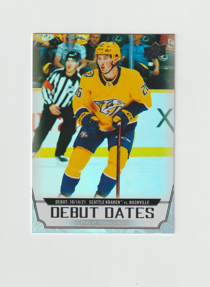 2022-23 Upper Deck Debut Dates #DD-1 Philip Tomasino