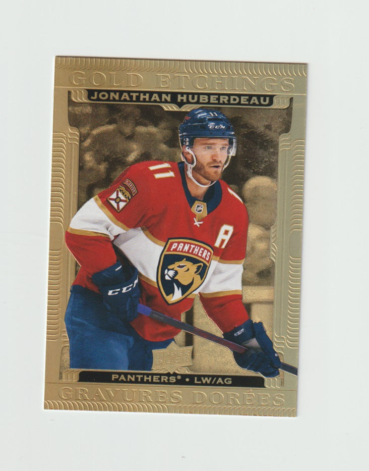 2022-23 Upper Deck Tim Hortons Gold Etchings #G-18 Jonathan Huberdeau