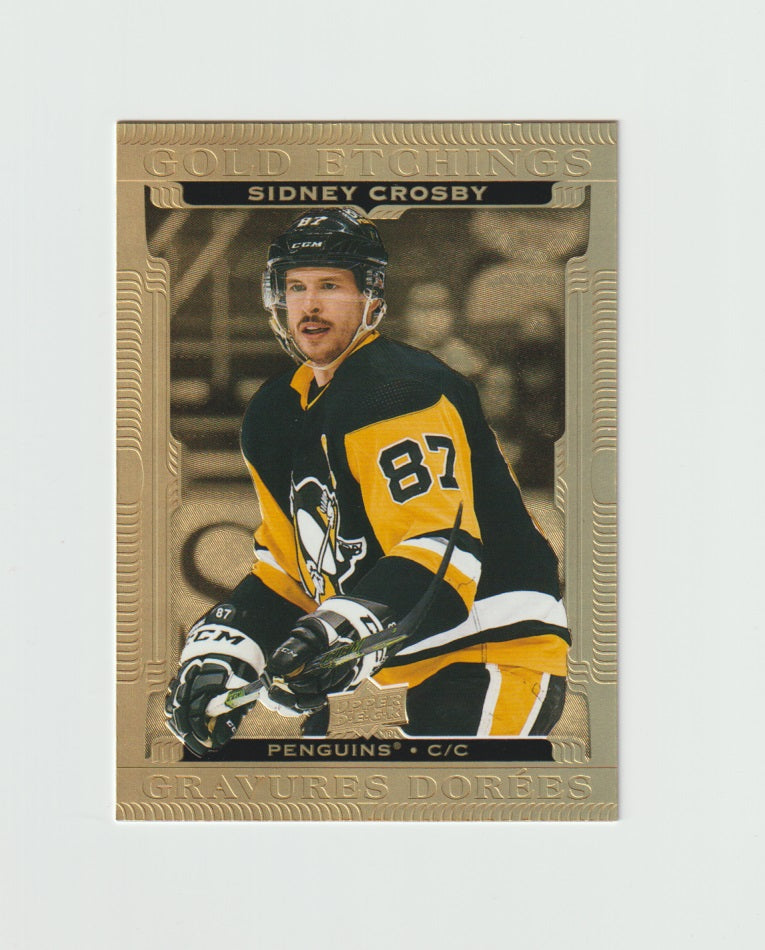 2022-23 Upper Deck Tim Hortons Gold Etchings #G-2 Sidney Crosby