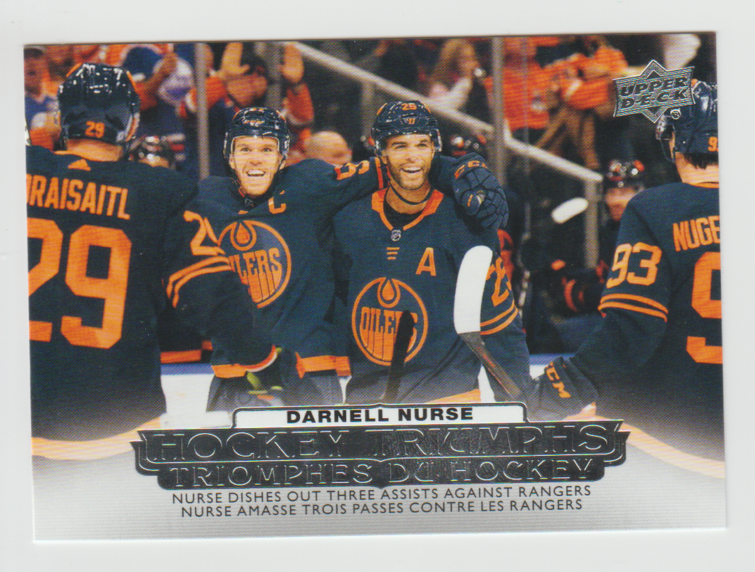 2022-23 Upper Deck Tim Hortons Hockey Triumphs #HT-10 Darnell Nurse