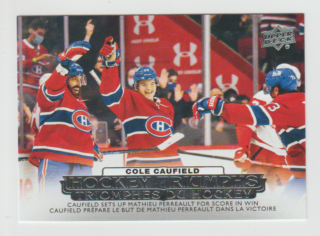 2022-23 Upper Deck Tim Hortons Hockey Triumphs #HT-14 Cole Caufield