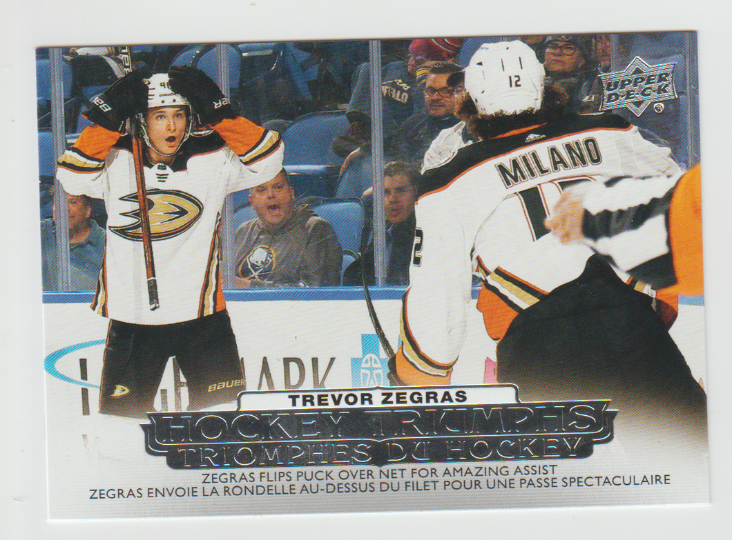 2022-23 Upper Deck Tim Hortons Hockey Triumphs #HT-16 Trevor Zegras