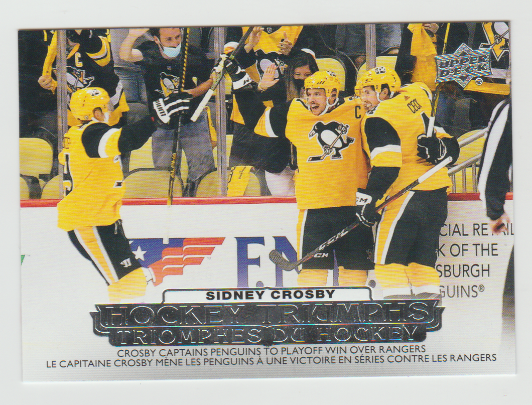 2022-23 Upper Deck Tim Hortons Hockey Triumphs #HT-2 Sidney Crosby