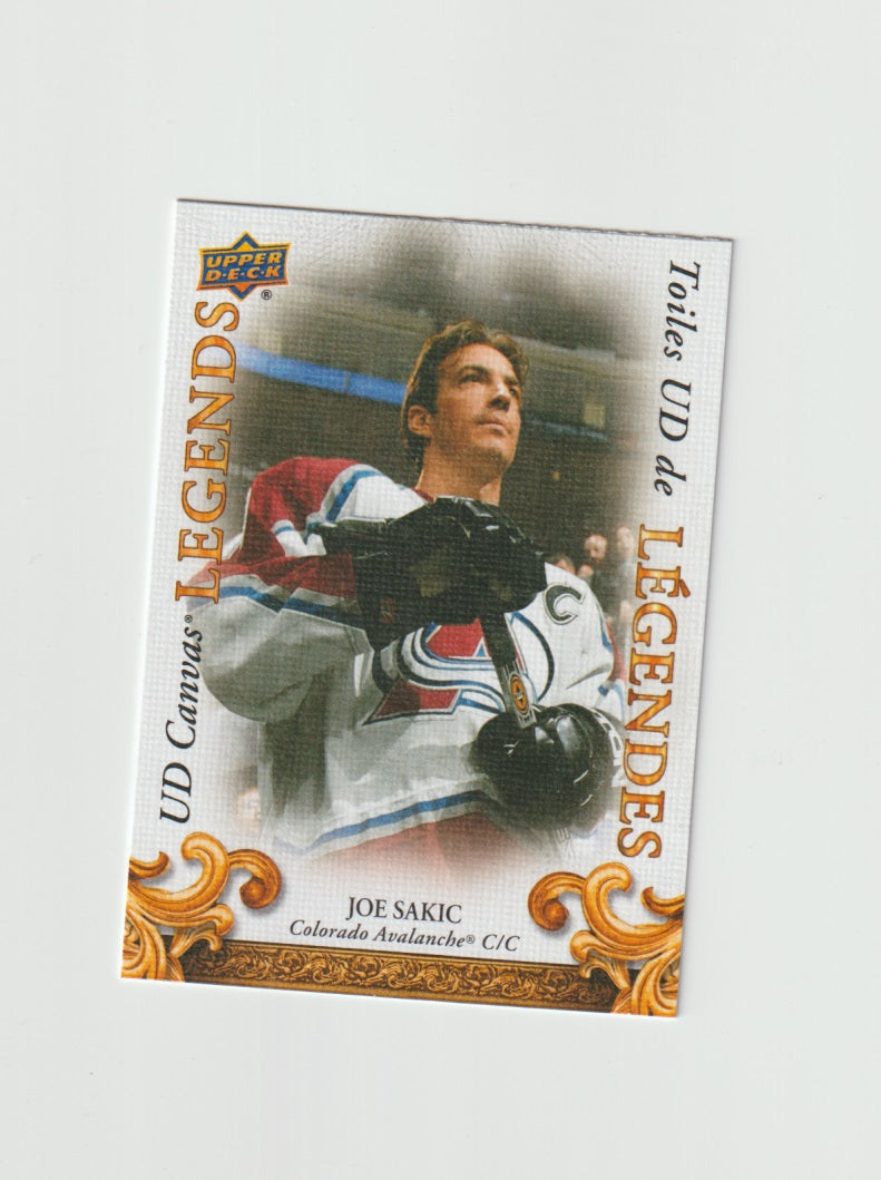 2022-23 Upper Deck Tim Hortons Legends Canvas Legends #CL-11 Joe Sakic