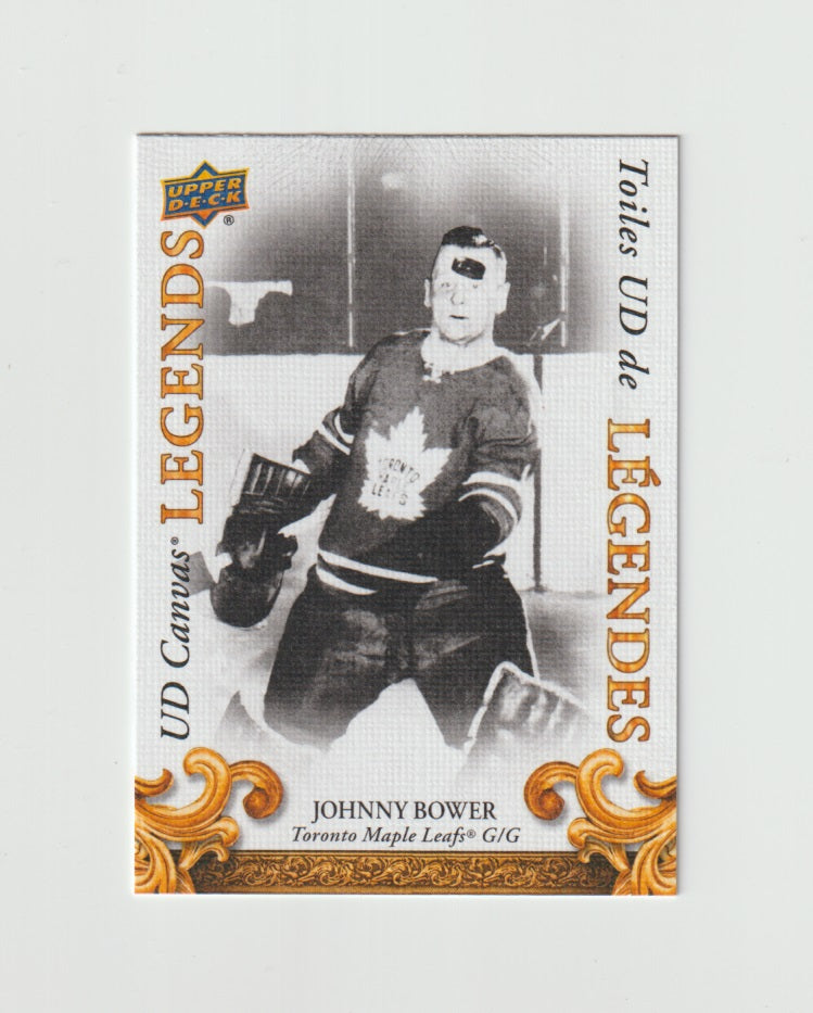 2022-23 Upper Deck Tim Hortons Legends Canvas Legends #CL-6 Johnny Bower