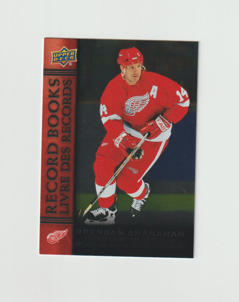 2022-23 Upper Deck Tim Hortons Legends Record Books #RB-12 Brendan Shanahan