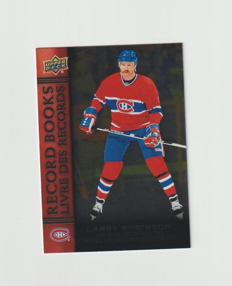 2022-23 Upper Deck Tim Hortons Legends Record Books #RB-2 Larry Robinson