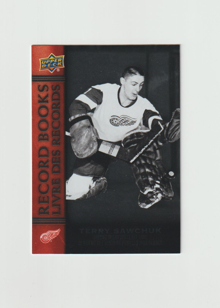 2022-23 Upper Deck Tim Hortons Legends Record Books #RB-4 Terry Sawchuk