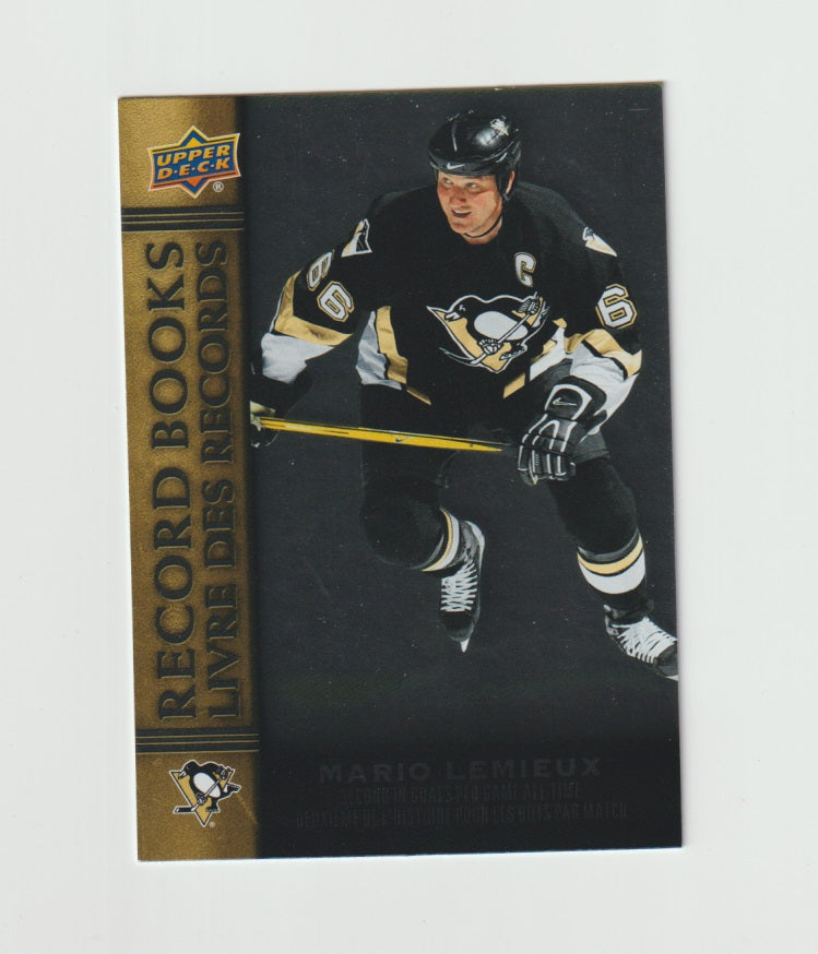 2022-23 Upper Deck Tim Hortons Legends Record Books #RB-5 Mario Lemieux