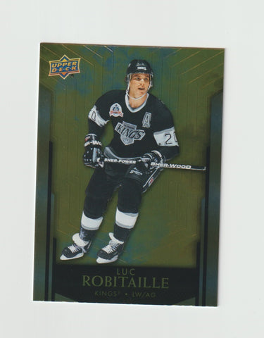 1992-93 Luc Robitaille Los Angeles Kings Stanley Cup Finals Game Worn Jersey  - 1993 Stanley Cup Finals - Video Match - Luc Robitaille Letter