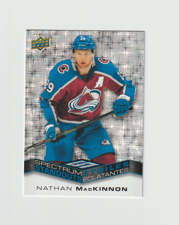 2022-23 Upper Deck Tim Hortons Spectrum Standouts #C-3 Nathan MacKinnon