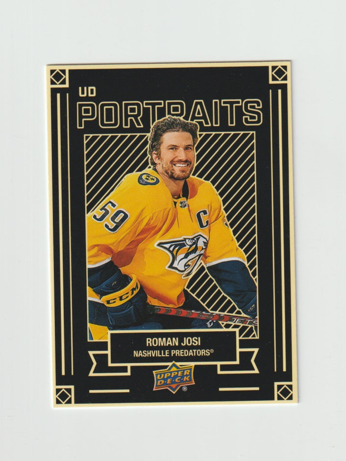 2022-23 Upper Deck UD Portraits #P-10 Roman Josi